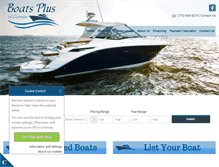 Tablet Screenshot of boatsplusga.com